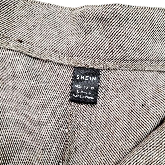 2/$20 Shein Light Brown Wide Leg Pants Size: Large - Picture 8 of 11